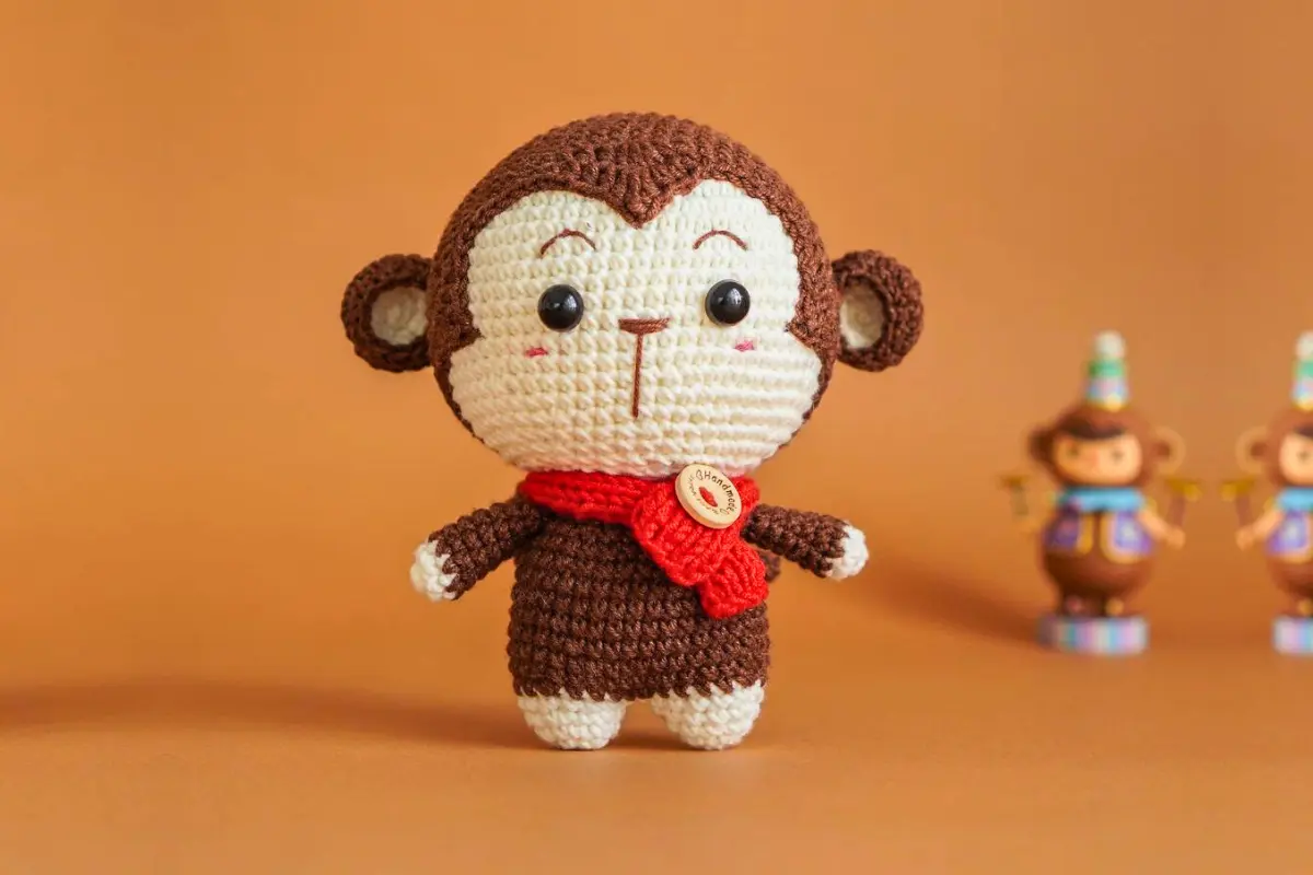 Macaco Elegante Amigurumi Receita Passo a Passo Gratis