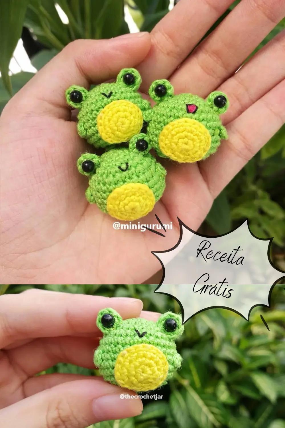 Mini Sapinhos Amigurumi Pinterest