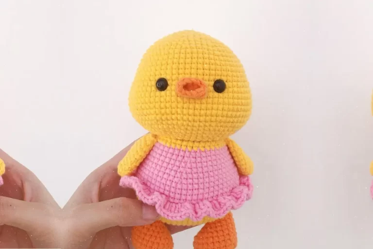 Pato de Vestido Amigurumi