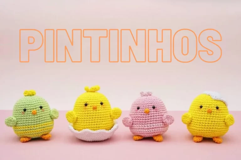 Pintinhos Fofos Amigurumi