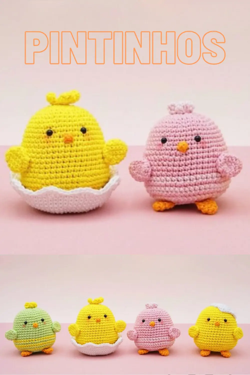 Pintinhos Fofos Amigurumi Pinterest