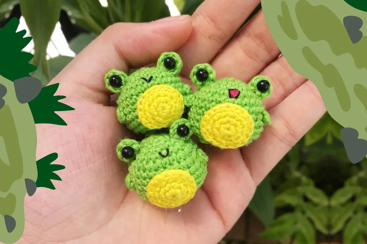 Receita Passo a Passo Mini Sapinhos Amigurumi