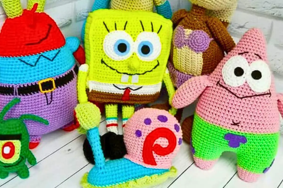 Bob Esponja Amigurumi Receita Passo a Passo