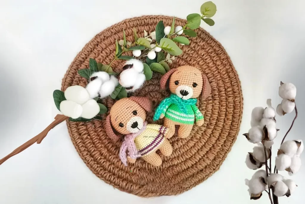 Cachorrinhos Fofos Amigurumi
