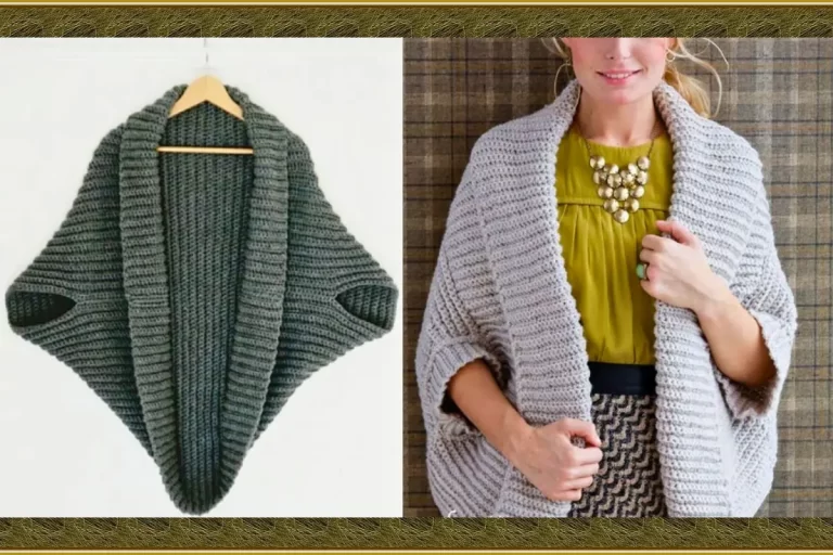 Cardigã de Crochê Nível Fácil