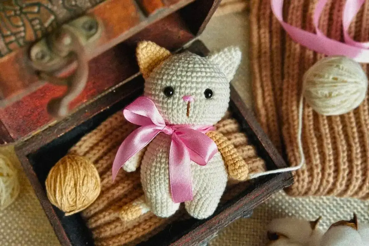 Gatinho Amigurumi Receita Passo a Passo 1