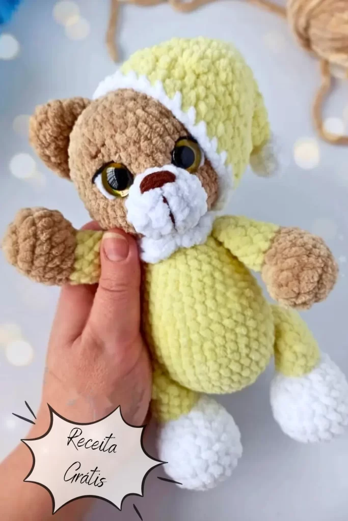 Urso de Pijama Amigurumi Pinterest