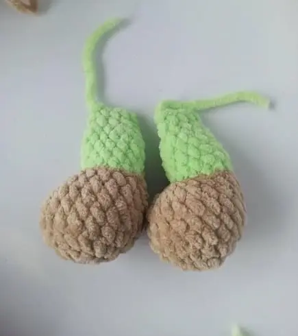 Urso de Pijama Amigurumi pernas