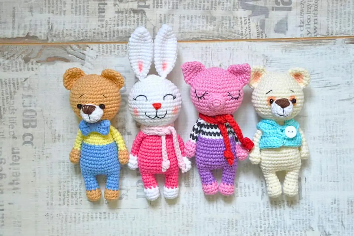 Bichinhos Amigos Amigurumi