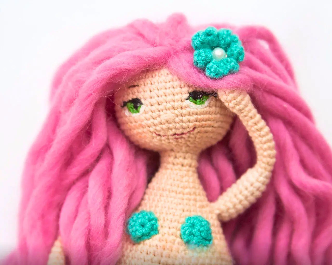 Receita Passo a Passo Boneca Sereia Amigurumi