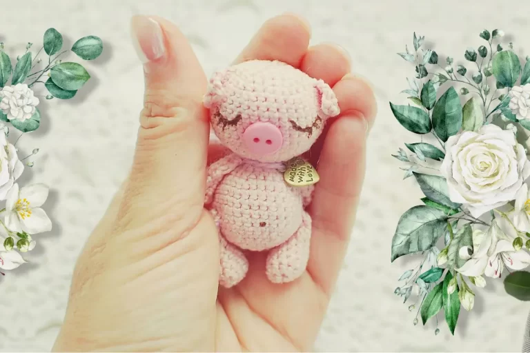 Mini Porquinho Amigurumi