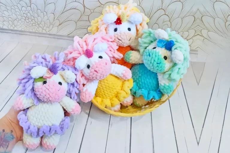 Unicornios Coloridos Amigurumi