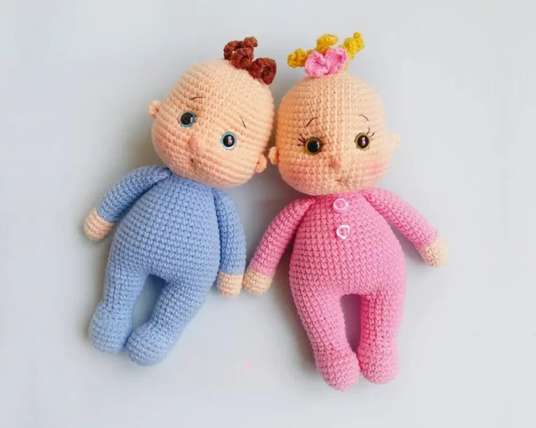 Bebê Gêmeos Amigurumi