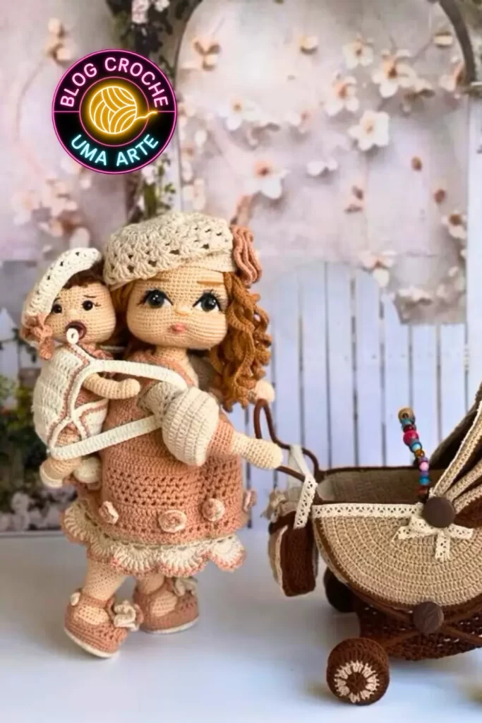 Boneca Mamãe Lara Amigurumi Pinterest