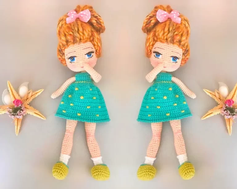 Boneca Mina Amigurumi