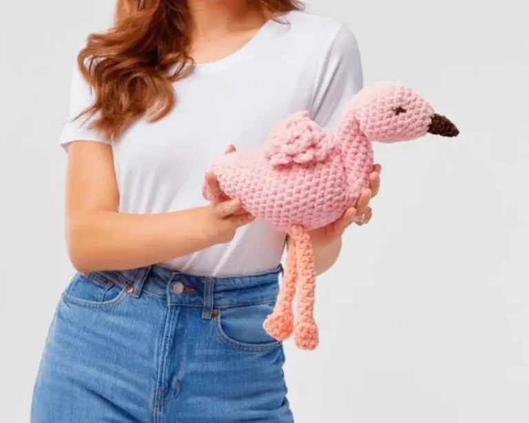 Flamingo Rosa Amigurumi