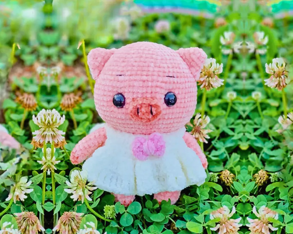 Porquinha Fofa Amigurumi