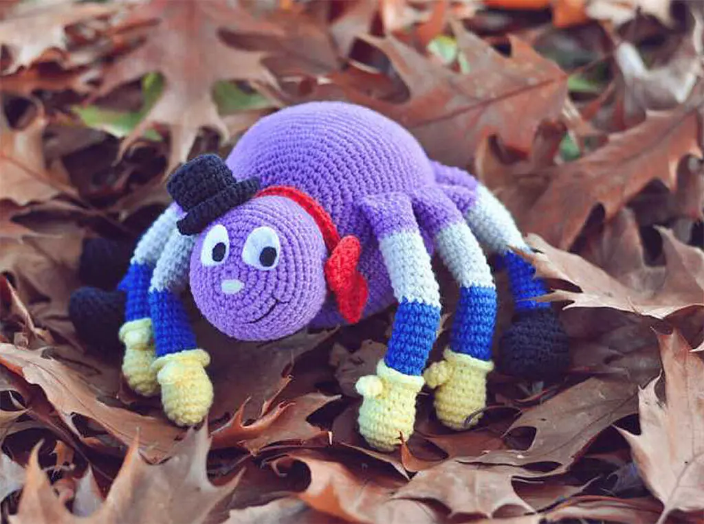 Aranha Fofa Amigurumi passo a passo