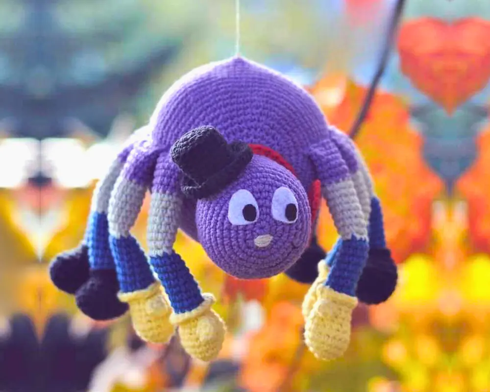 Aranha Fofa Amigurumi