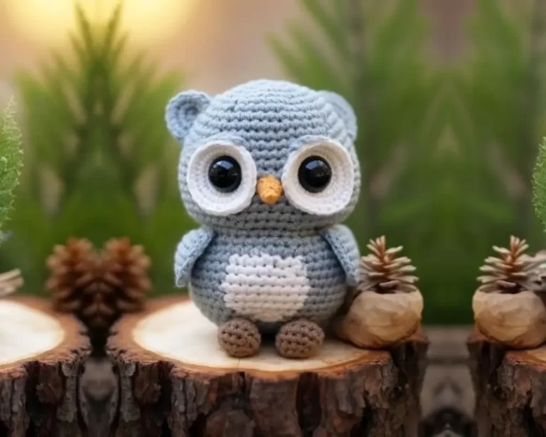 Coruja Fofa Amigurumi