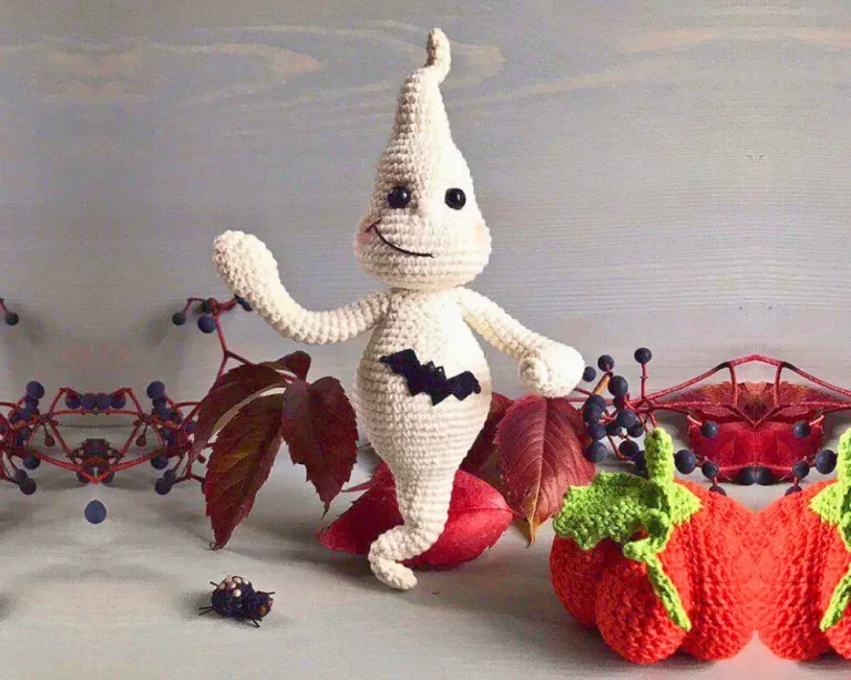 Receita Passo a Passo Gratis Amigo Fantasma Amigurumi