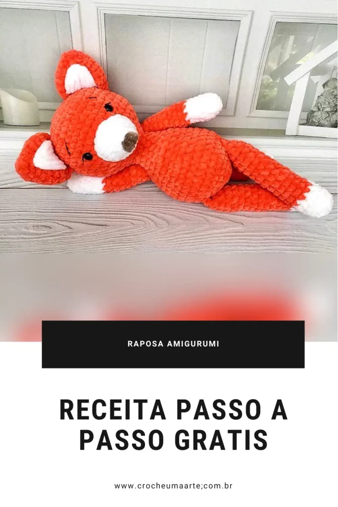 Receita Raposa Fofa Amigurumi Pinterest