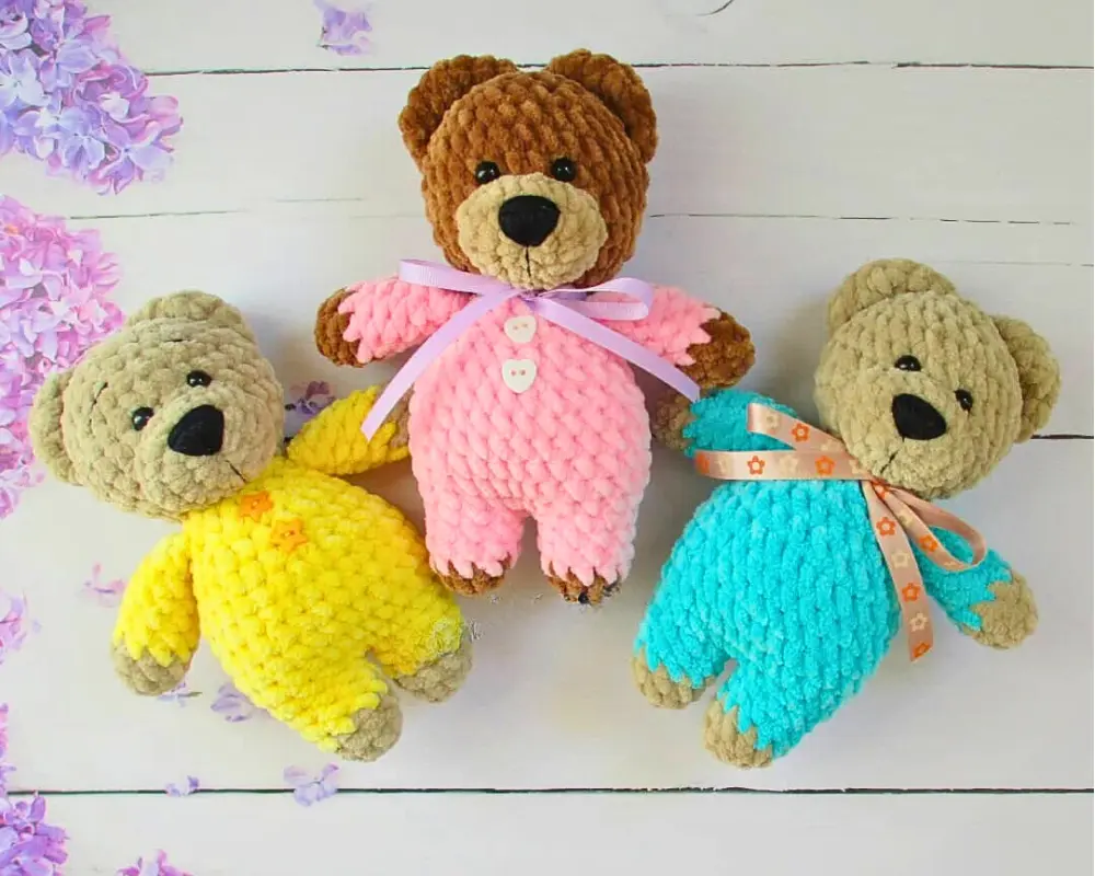 Ursinhos Amigos Amigurumi