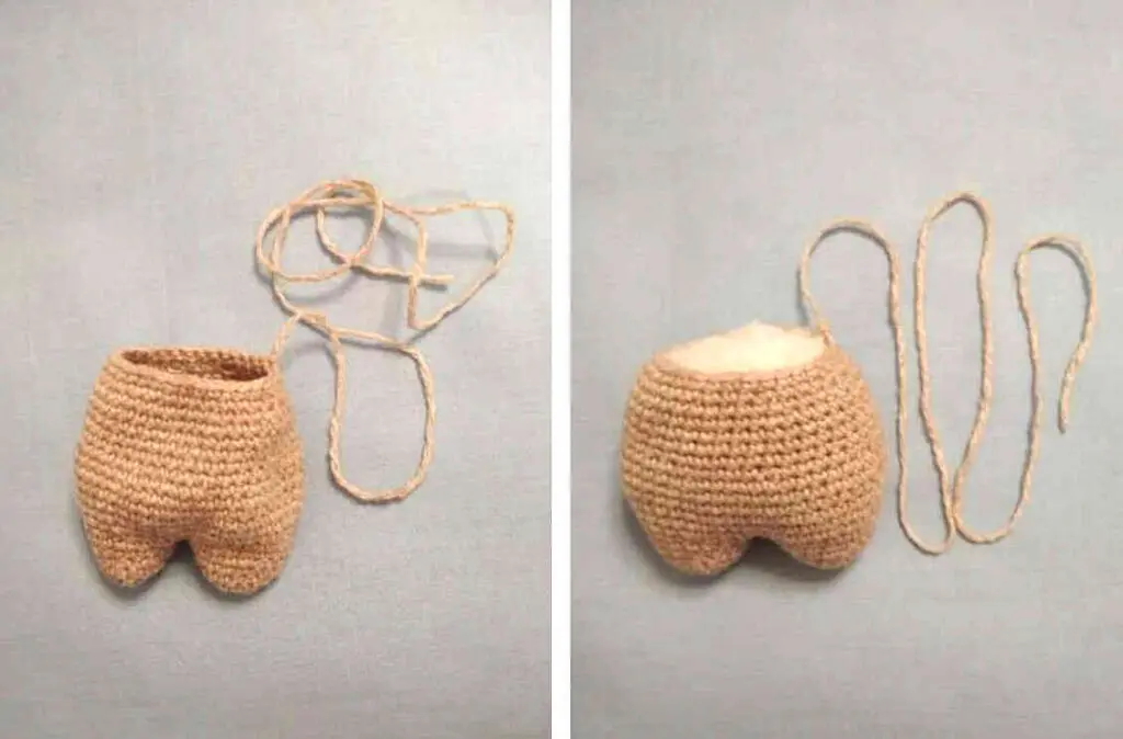 receita passo a passo elefante tine amigurumi corpo