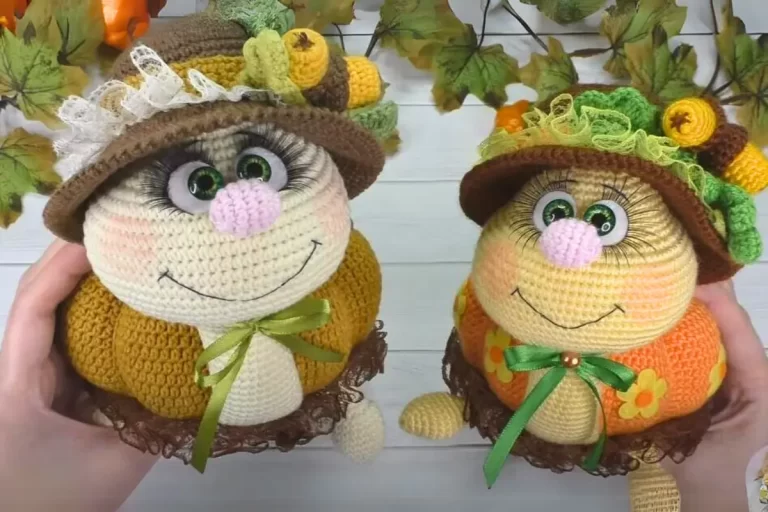 Autumn Tartaruga Outono Amigurumi