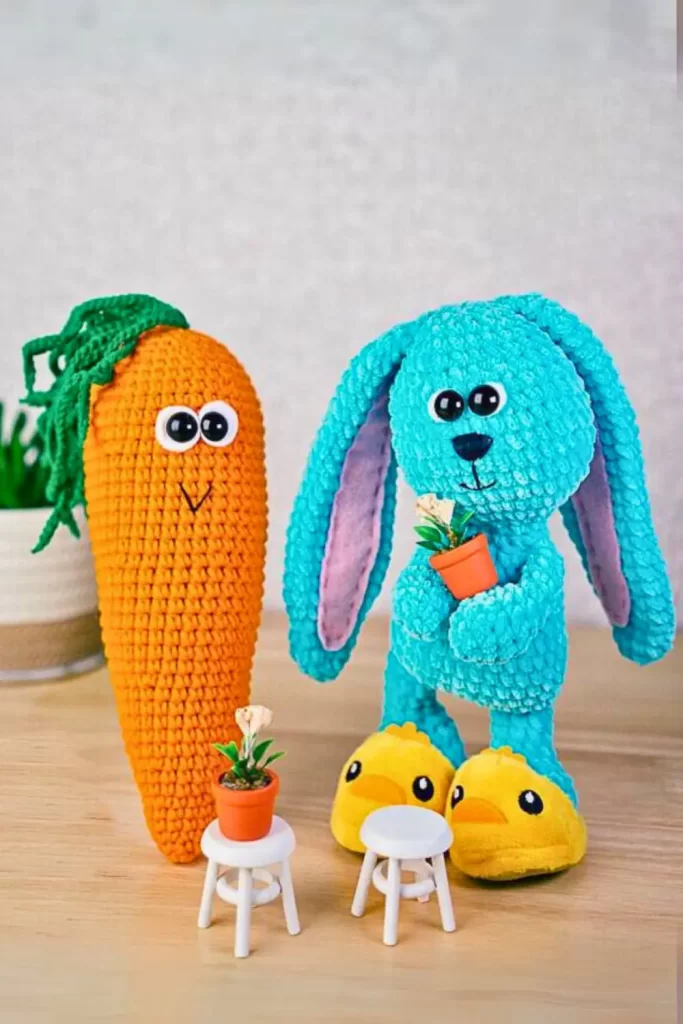 Coelhinho e Cenoura Amigurumi Pinterest