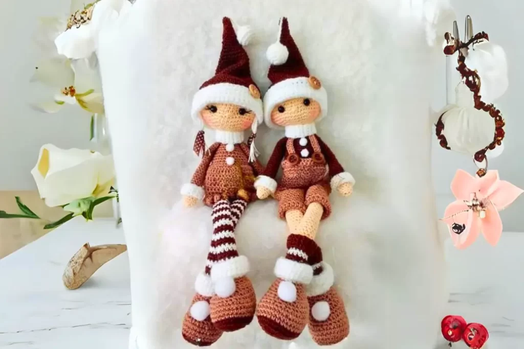 Elfos Natalinos Amigurumi