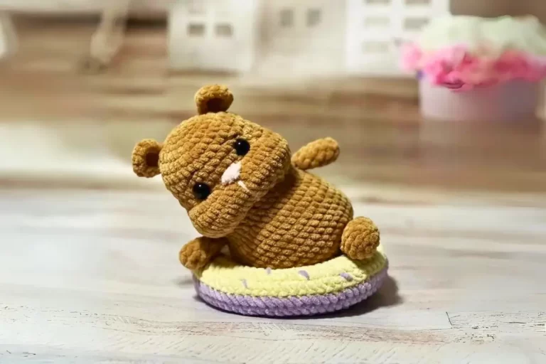 Hamster fofo Amigurumi