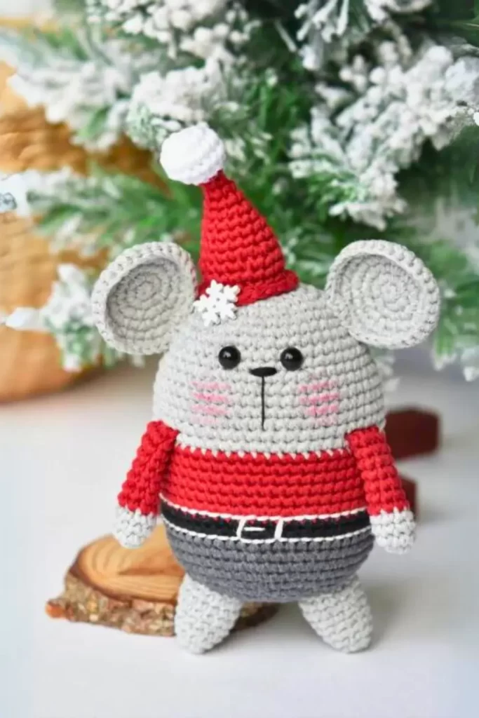 Ratinho Natalino Amigurumi Pinterest