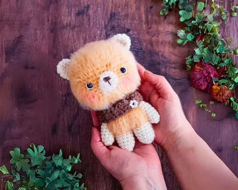 Ursinho maneiro amigurumi