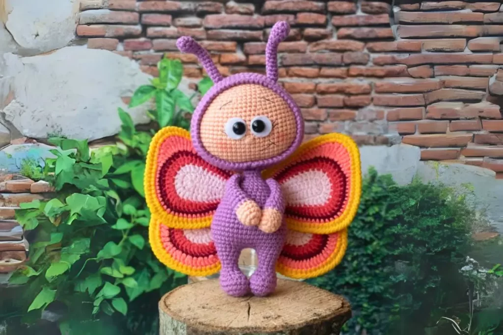 Boneca Borboleta Amigurumi (1)