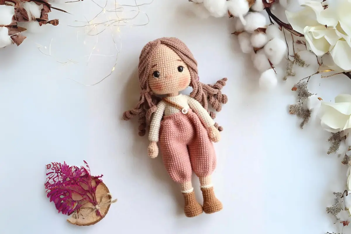 Boneca Fofa Amigurumi