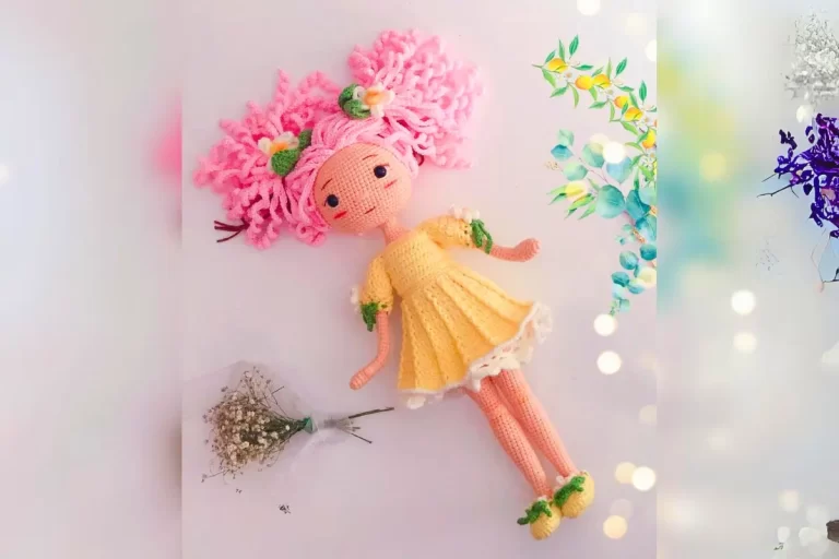 Boneca Limão Amigurumi