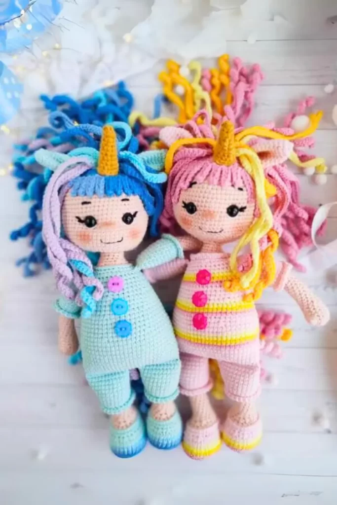 Boneca Unicornio Amigurumi Pinterest