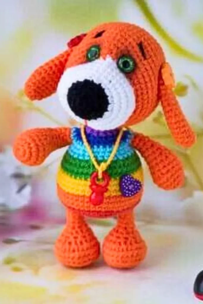 Cachorro Arco-Iris Amigurumi Pinterest