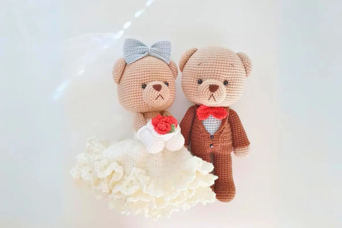 Casal de Urso Amigurumi