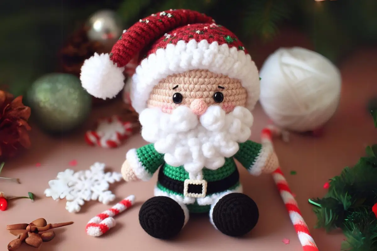 Papai Noel Amigurumi Receita Passo a Passo