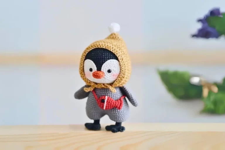 Pinguim Cora Amigurumi