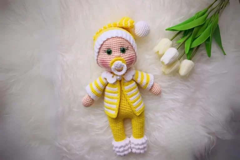 Boneca Chupeta Amigurumi
