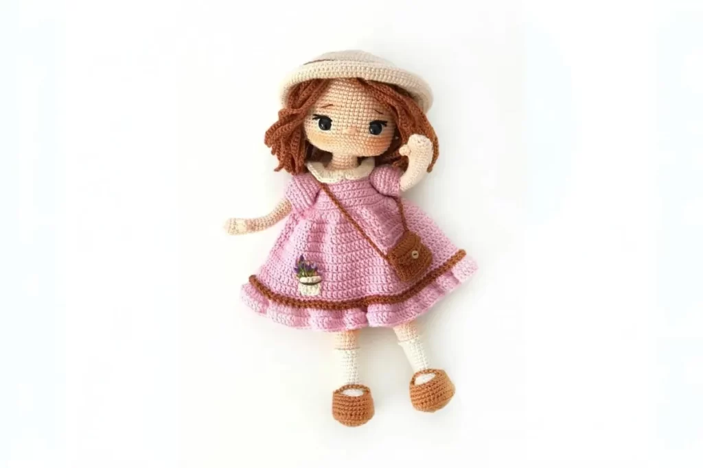 Boneca Nanda Amigurumi