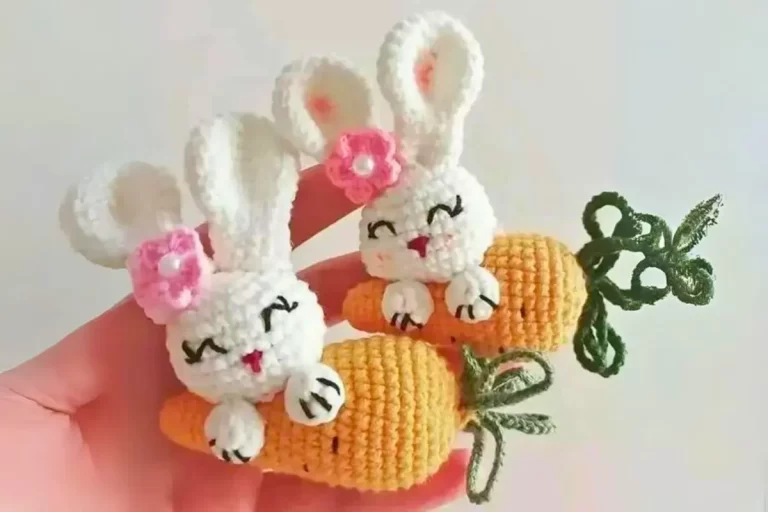 Coelinhos fofinhos amigurumi