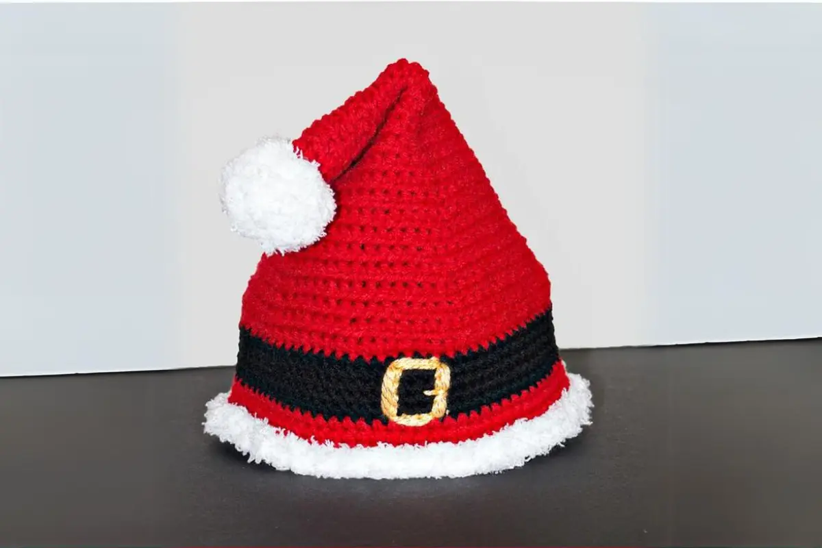 Gorro Papai Noel de Crochê (3)