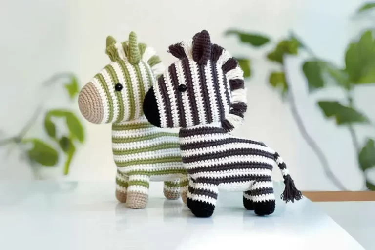 Pequena Zebra Amigurumi
