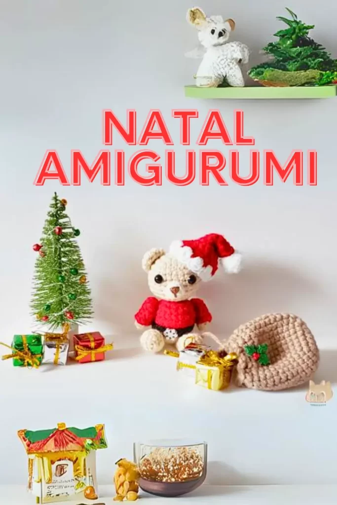Ursinho de Natal Amigurumi Pinterest