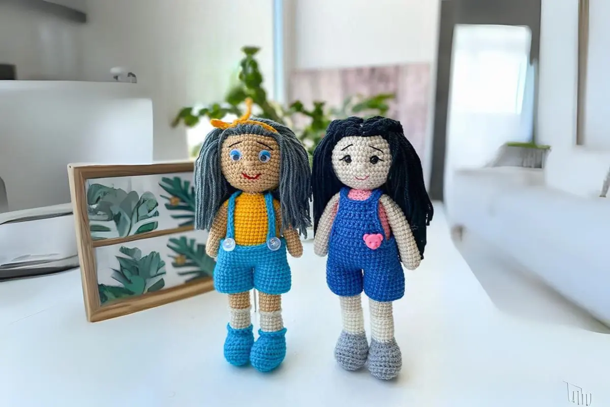 Boneca Aisha Amigurumi