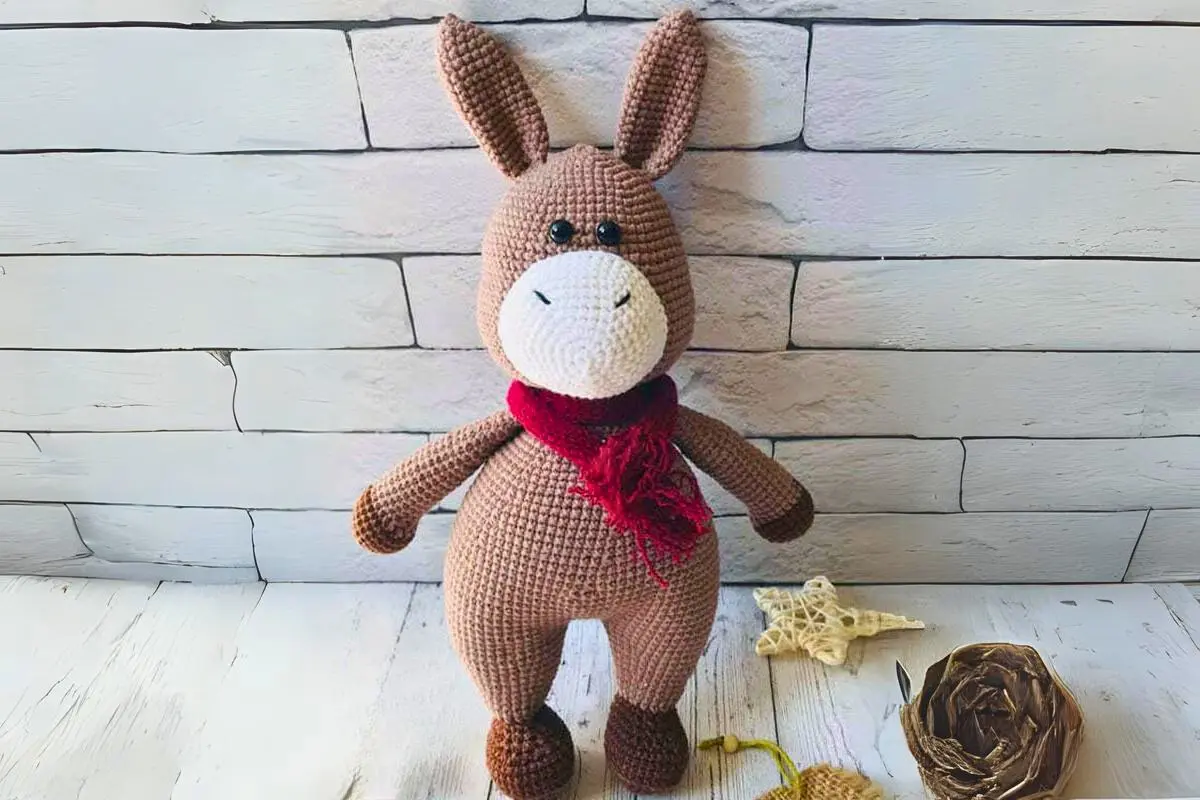 Burro Fofo Amigurumi